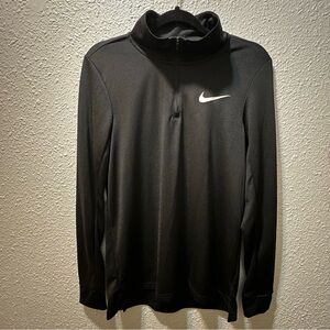 Nike Dri-FIT Black 1/4 Zip Pullover Long Sleeve Men’s S